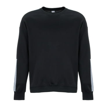 BOBOGOJP Mens T-Shirts Baseball Vintage Fashionable Lightweight Casual Cotton Crew Neck Slim Fit with Long Sleeves (Black,L)