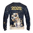 thumbnail image 2 of Happy New Year British Shorthair Welcome 2025 Balloon Firework Party All Over Print 3D Sweatshirt Unisex Merch Cat Lover Kitten Owner Gifts - 01014, 2 of 6
