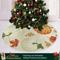 thumbnail image 6 of Coolnut Thanksgiving Christmas Tree Skirt Thanksgiving Tree Skirt for Holiday Party Home Christmas Day Ornaments36", 6 of 6