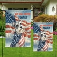 thumbnail image 4 of Patriot Schnauzer We Will Never Forget Patriotic Remembrance Day Garden Flag 12x18in Double Sided Miniature Schnauzer Dog Lover Outdoor Decor - 12014, 4 of 5