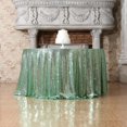 thumbnail image 3 of GFDYREE Nappe à Paillettes, Jupe de Sapin de Noël, Ronde, 50 Pouces, Vert Menthe, 3 of 7