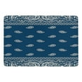 thumbnail image 3 of Bandana Pattern Carpet Style Living Room Bedroom Soft Comfy Rug Modern 3d Entry Door Mats Household 23.6"x35", 3 of 7
