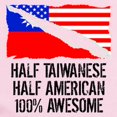 thumbnail image 2 of CafePress - Half Taiwanese Half American Awesome Body Suit - Baby Light Bodysuit, Size Newborn - 24 Months, 2 of 4