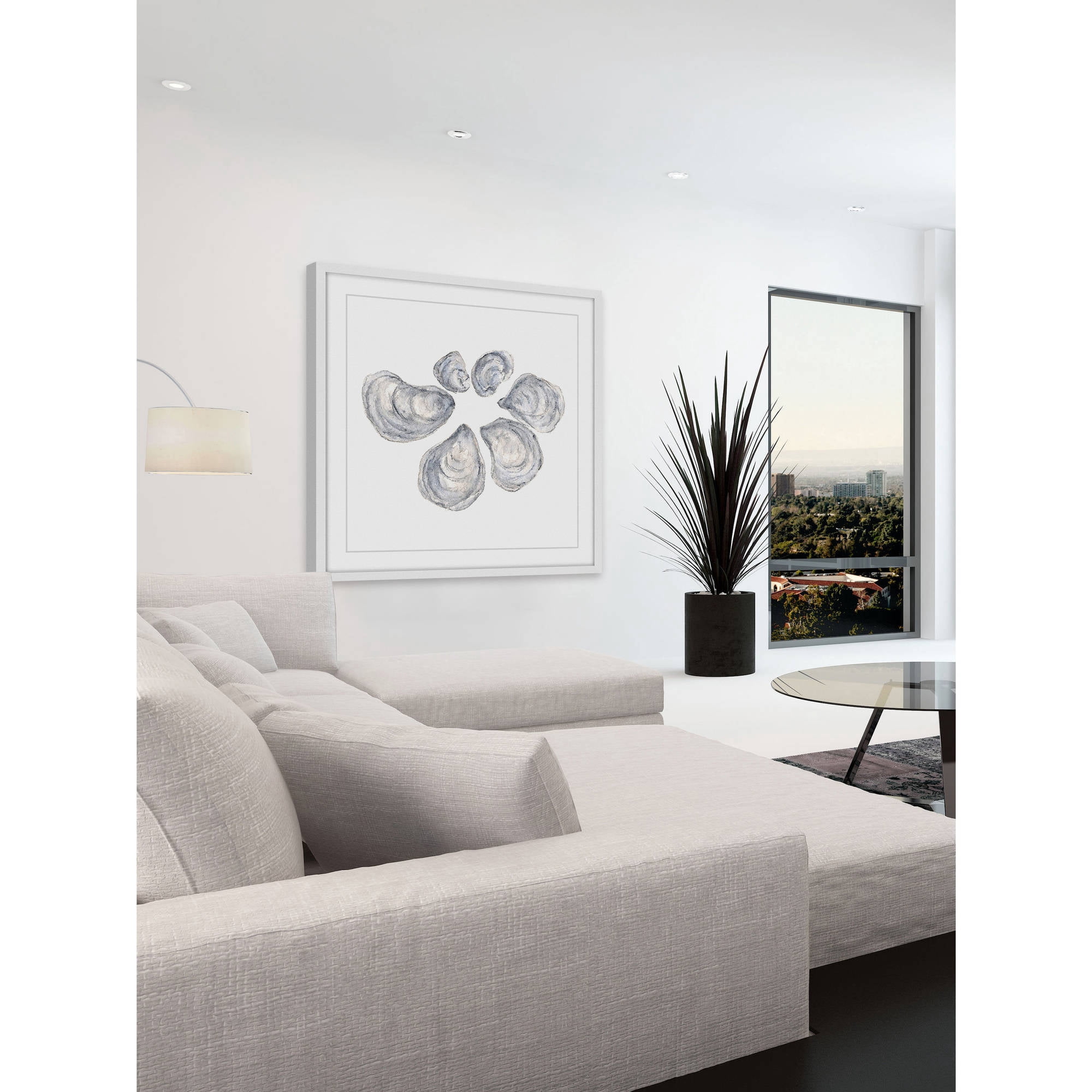 Marmont Hill "Oysters" by Thimble Sparrow Framed Painting Print