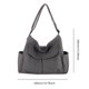 thumbnail image 2 of Bolso bandolera de lona de gran capacidad para mujer bandolera informal de Color sólido para mujer, 2 of 9