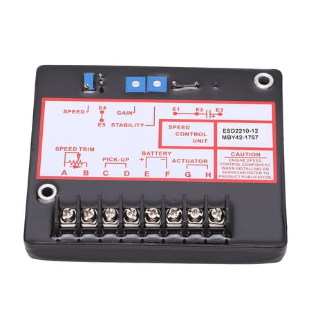 Thalyn Generator Set Speed Control Panel Electronic Engine Controller DC12-24V ESD2210 12 Generator Speed Governor for Genset Control