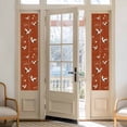 thumbnail image 2 of Japanese Style Window Privacy Film, Vintage Art Cranes Ocean Wave Red Static Cling UV Sun Blocking Heat Control Window Tint Day and Night, Non-Adhesive One Way Windows Privacy Cover 17.7''x78.7'', 2 of 7