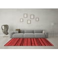 thumbnail image 3 of Ahgly Company Machine Washable Indoor Rectangle Oriental Red Modern Area Rugs, 5' x 7', 3 of 4