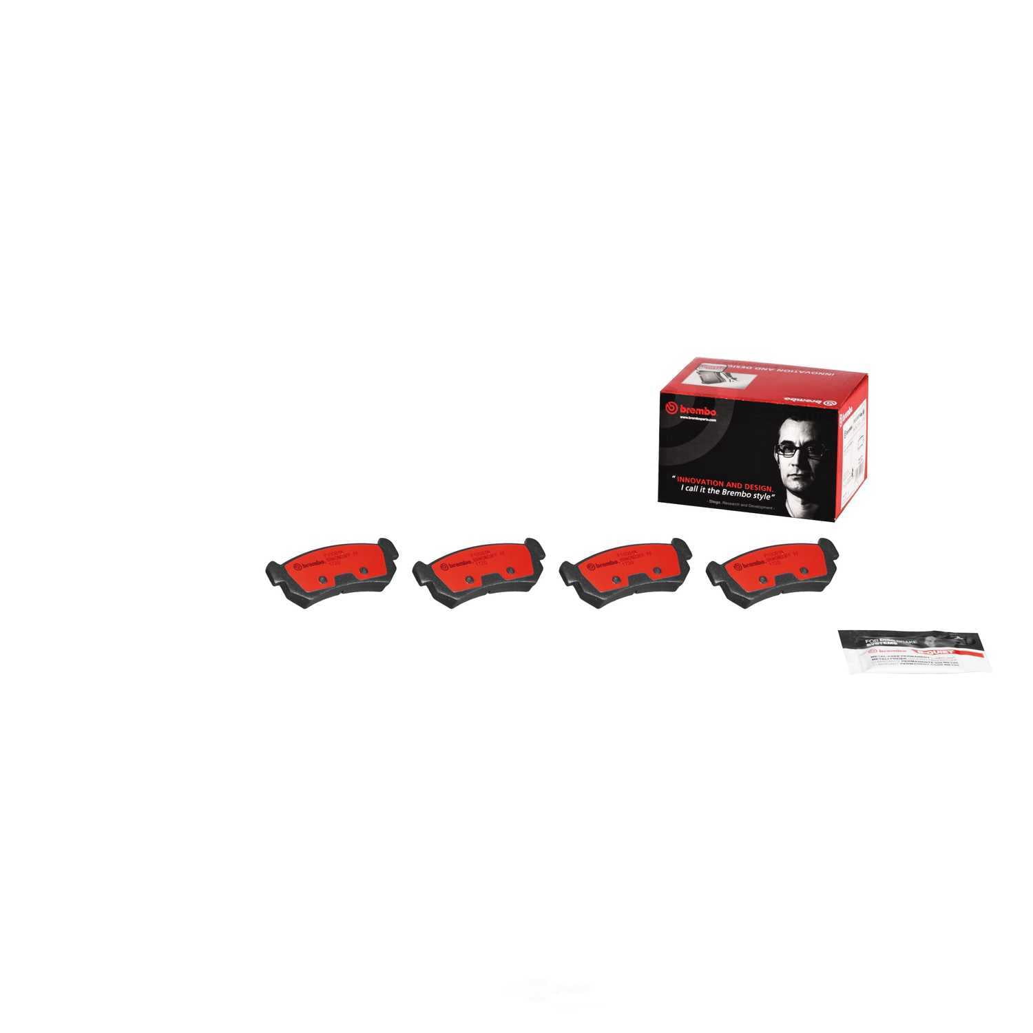 Brembo P10001N PRIME Ceramic Brake Pad Set