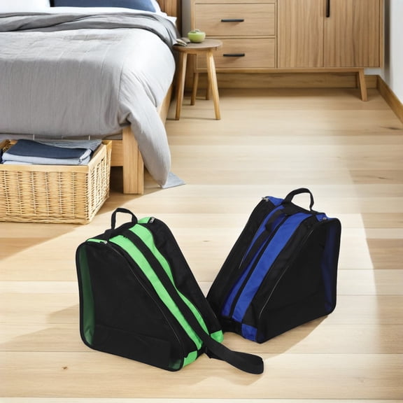 OUNONA 2-Pack Roller Skate Shoe Bag with Breathable Fabric, Adjustable Comfortable Straps for Easy Carrying and Storage