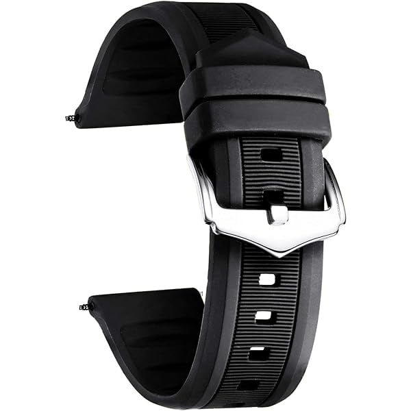 wonima11 Silicone Watch Bands 12mm-28mm Sizes Sport Replacement Rubber Watch Straps for Men Women 7 Color (White/Red/Black/Blue/Orange/Grey/Green)