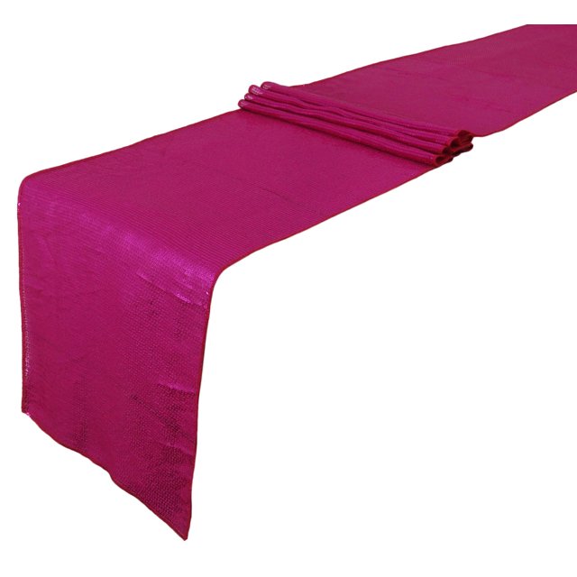Darling Souvenir 1 Pc Less Dense Sequin Table Runner For Wedding Party Table Cloth Event Decor 12 x 108 Inches - Colors Available