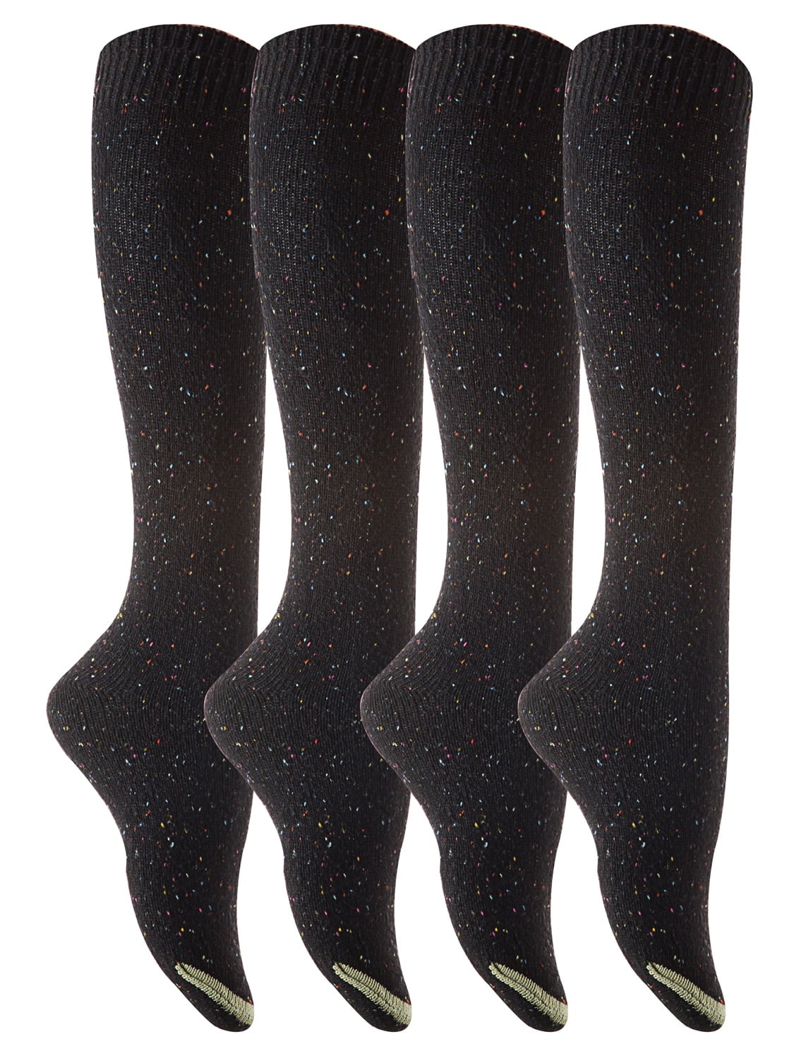 Women's 4 Pairs Cute Fluffy and Fancy Knee High Cotton Socks with a Wide Color and Size Range