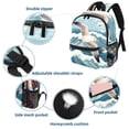 thumbnail image 3 of Seagull Adjustable Shoulder Strap Beach Backpack with Large Capacity, Printed Design, Lightweight, 3 of 6