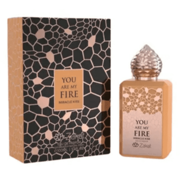 Perfume Unisex Zakat You Are My Fire Miracle Kiss 100ml EDP