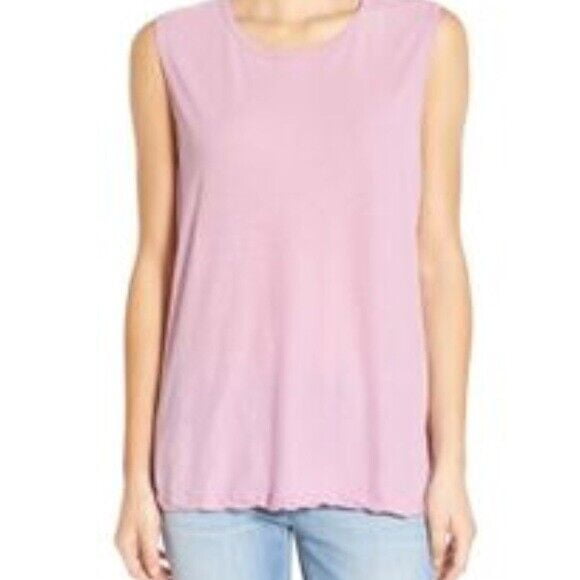 James Perse WEK3566 Relaxed Tank Wisteria ( 3 )