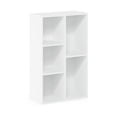 thumbnail image 1 of Furinno Luder 5-Cube No Tool Assembly Open Shelf, White, 1 of 5