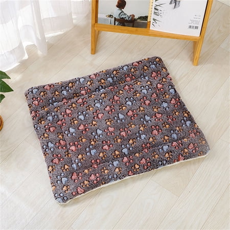 BVXEEP Dog Mat Dog Bed Double-layer Thickened Pet Blanket Double-sided Insulation Dog Lying Mat Dog Sleeping Blanket Mat