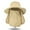 Khaki, variant on Unisex Sun Hat Wide Brim Breathable Outdoor Hiking Fishing Cap Adjustable Summer UV Protection