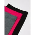 thumbnail image 3 of Hudson Baby Infant and Toddler Girl Cotton Leggings 3pk, Rose Black, 3 Toddler, 3 of 4