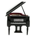thumbnail image 2 of Exquisito modelo de mini piano de madera para exhibición, decoración para el hogar, cafetería, adorno, 2 of 14