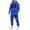 Blue, variant on SGMVNU Tracksuit Men 2 Piece Set Hooded Sweatshirt Jogger Set Pullover Hoodie With Joggers Pants Graphic Tracksuit Casual Running Jogging for Fall Winter(Brown, XL)