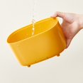 thumbnail image 2 of AMERTEER Nordic Small Trash Can Desktop Push-Type Pop Lid For Kitchen And Office Desktop, 2 of 3
