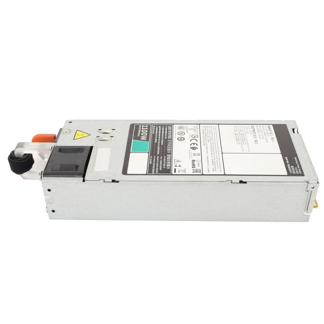 Server Power Supply, Professional L1100E S1 Server Power Supply Replacement 1100 W Plug and Play for R730XD for R530 for T630