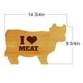 thumbnail image 7 of I (Heart Icon) Meat 14.75 x 9.75" Cow Shape Cutting Board | Funny Kitchen Chopping Board, 7 of 7