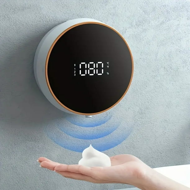 Dispensador de jabón automático de pared, blanco