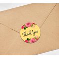 thumbnail image 4 of Darling Souvenir Personalized Peony Floral Round 45 Pcs Thank You Stickers DIY-1.6 Inches, 4 of 4