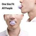 thumbnail image 4 of Tnobhg 2Pcs Tongue Retainer Improved Sleep Quality Optimal Airflow Snore Destroy Silicone Tongue Cover for Night, 4 of 7
