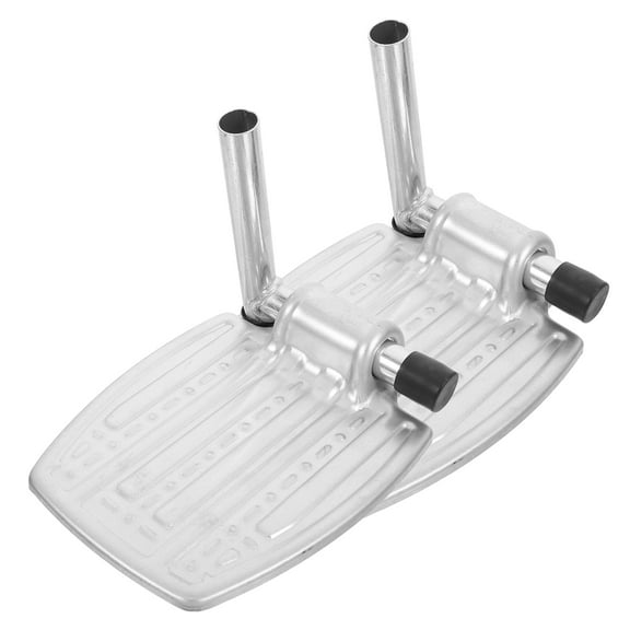 Wheelchair Pedal Footrest Universal Pedals Silver Iron 19.00X14.00X4.00CM Elder