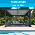 thumbnail image 2 of Coolaroo 457815 6 x 15 ft. 90 Percent UV Block Shade Fabric, Stone, 2 of 4