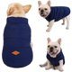 thumbnail image 4 of Azul Talla M en abrigos de invierno para perros ropa chaqueta para perros abrigo cálido forrado de invierno Bulldog francés Pug ropa para perros chaleco JM, 4 of 5