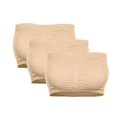 thumbnail image 2 of POINTERTECK Double Women Plus Size Strapless Bra Bandeau Tube Removable Padded Top Stretchy, 2 of 5