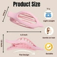 thumbnail image 2 of 8 Pack French Flat Hair Clips for Women – Large Matte No-Slip Claw Barrettes for Thick & Thin Hair, Strong Hold Styling Accessories, 2 of 8
