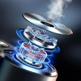 thumbnail image 3 of Intelligent Car Air Freshener Rechargeable Car Air Freshener Diffuser with Essential Oil Auto on Off Car Diffuser,1 * Air Freshener 1 * charging cable,Black, 3 of 5