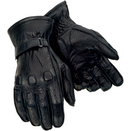 Tourmaster Deerskin Summer Gloves Black Lg TOURMASTER83-077