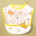 thumbnail image 2 of XKHAZA Baby Bibs Set Toddler Bibs with Crumb Catcher Pocket & Snap Button Waterproof Baby Feeding Bibs for 6-24 Months, 2 of 9