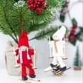 thumbnail image 3 of Lindos muñecos de esquí de Ángel, colgante de Navidad, decoración del hogar, adornos de árbol de Navidad, Noel, Natal, regalos de Año Nuevo, 2023, 3 of 4