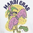 thumbnail image 3 of CafePress - Mardi Gras Flamingo T Shirt - Men's White Classic Cotton T-Shirts, 3 of 4