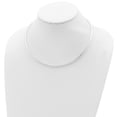 thumbnail image 3 of Auriga Fine Jewelry 925 Sterling Silver Round 2.75 mm Neckwire Necklace for Women 18", 3 of 6