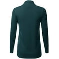 thumbnail image 2 of TheLovely Women & Plus Open Front Drape Classic Knit Cardigan With Pockets, 2 of 3