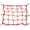 Red, variant on 15.7 x15.7'' Cargo Net Heavy Duty Bungee Net Helmet Luggage Thicken Netting with 6 Adjustable Metal Hooks for Motorcycle Bike ATV