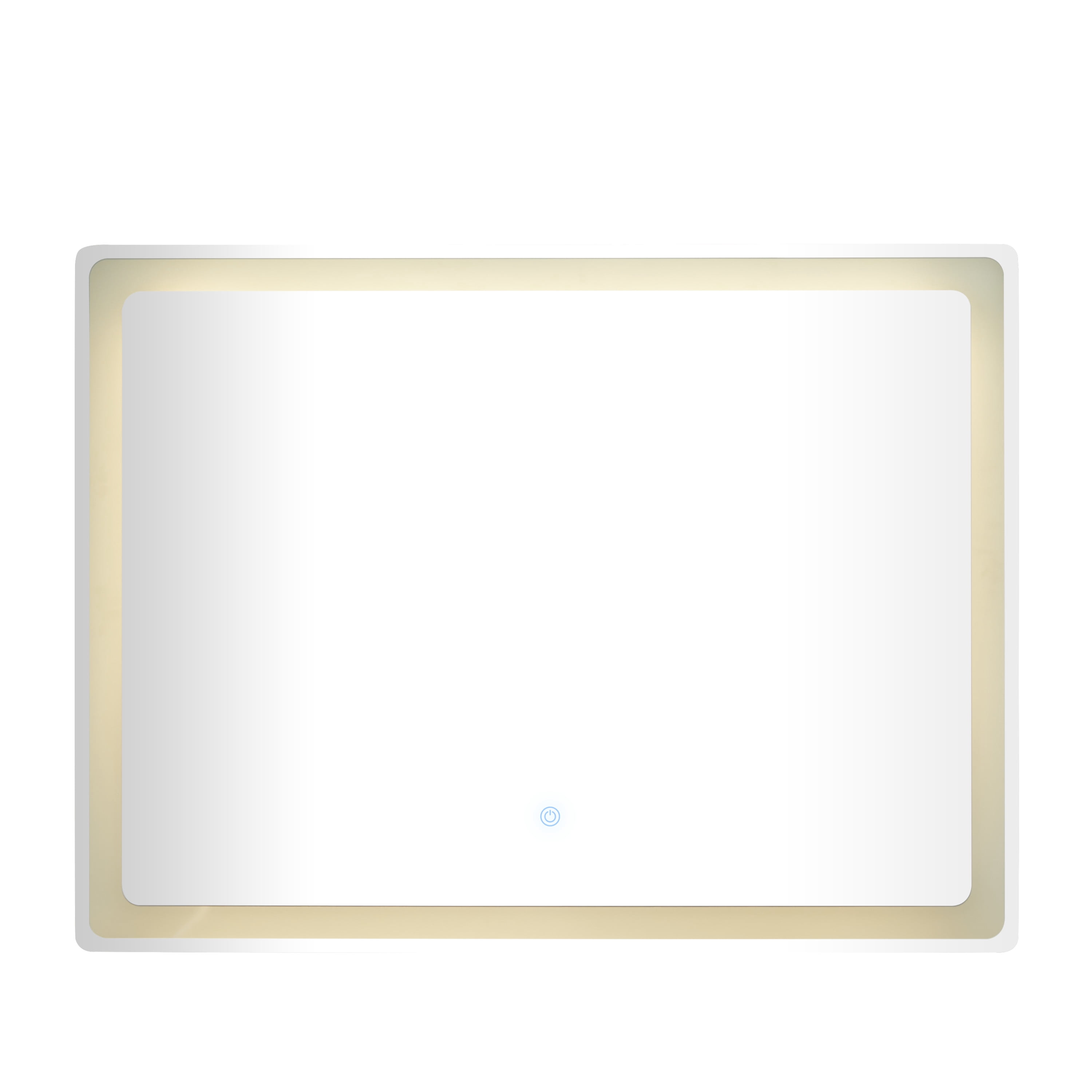 DecMode 39" x 30" Silver LED Mirror