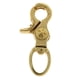 thumbnail image 1 of 1 piezas chapado en oro broche de langosta broche giratorio llavero bolsa de equipaje artesanía de bricolaje Pequeña Macarena Llavero de corchete de langosta, 1 of 7
