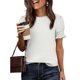 thumbnail image 5 of TaTaai Delicate Sleeve Blouse for Women, Airy Summer T-Shirt, Soft Detailed Top, Ideal for Casual, Vacation, Evening Events and Seasonal Activities Gift, 5 of 6