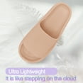 thumbnail image 6 of Homieway Khaki Sandals for Women and Men,Non-Slip Bathroom Shower Sandals,Soft and Thick Sole Cloud Slippers, 6 of 8