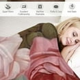 thumbnail image 3 of ONETECH  Floral Pink Roses Throw Blanket Super Soft Plush Throw Blanket, 3 of 6